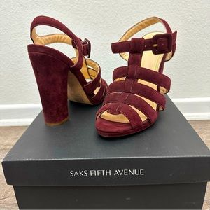 Cole Haan suede heels size 8